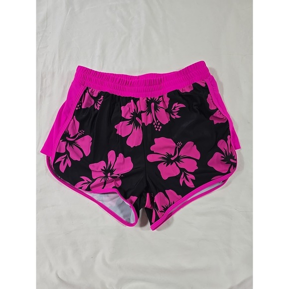 Other - Womens Modilily‎ Contrast Binding Mid Waisted Floral Print Swim Shorts  Small